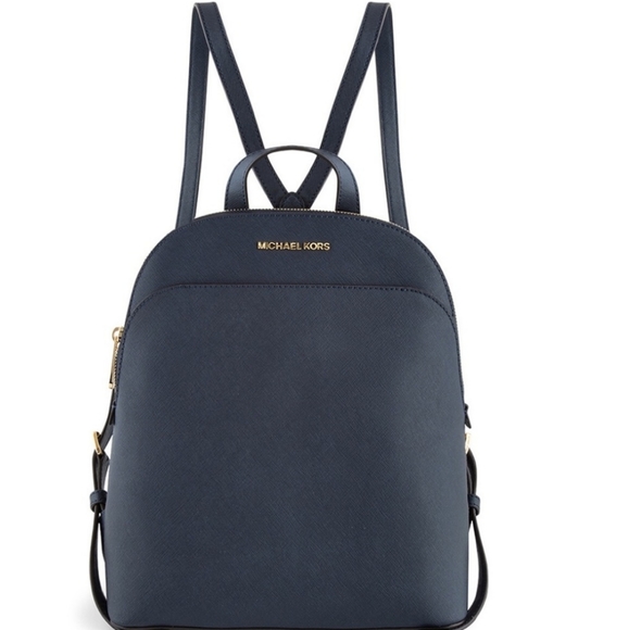 Michael Kors Dark Navy Blue Backpack - Picture 1 of 13
